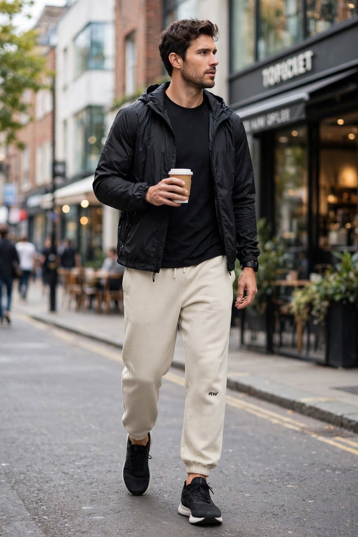 RW ACTIVE Everyday Heavyweight Joggers — Dust — product image 3