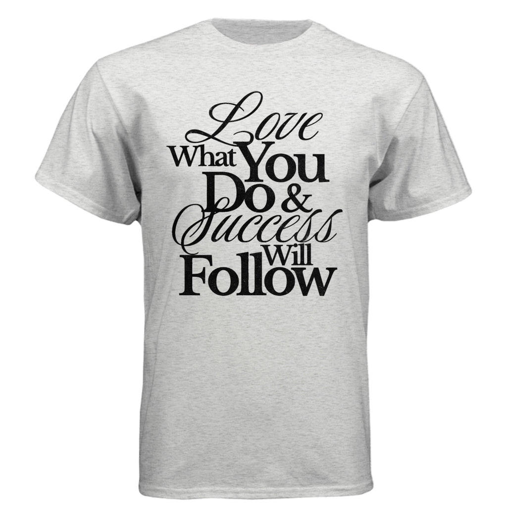 Success Will Follow Tee – HEATHER WHITE - 6010 - FRONT