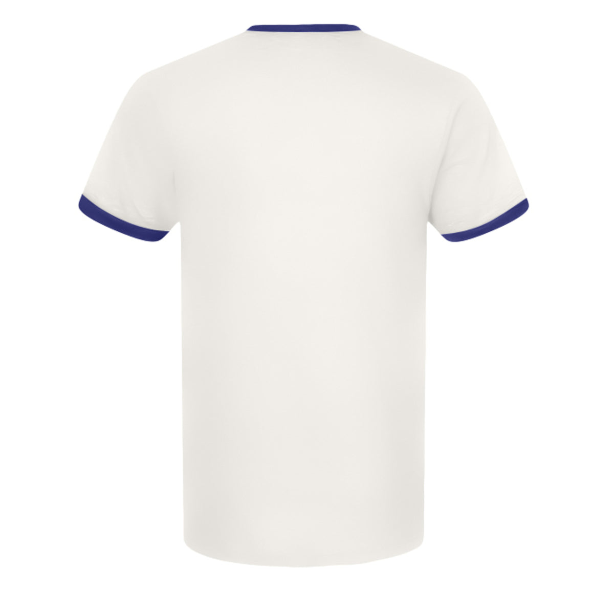 Roland’s Ways Fine Jersey Ringer Tee – Vintage White/ Inked India - 246 - BACK
