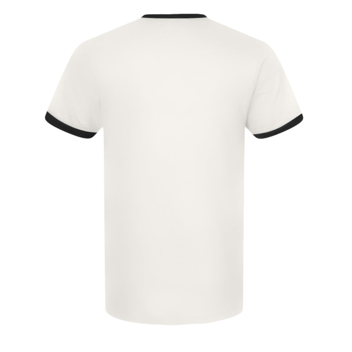 Roland’s Ways Fine Jersey Ringer Tee – Vintage White/ Black - 246 - BACK