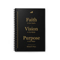 Roland’s Ways Signature Notebook — black and gold front cover; supplier mockup
