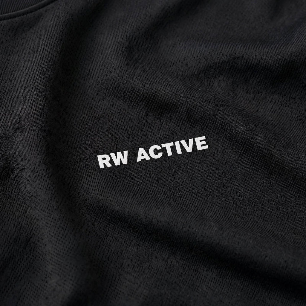 RW ACTIVE Men’s Performance Tee — Black — product image 3