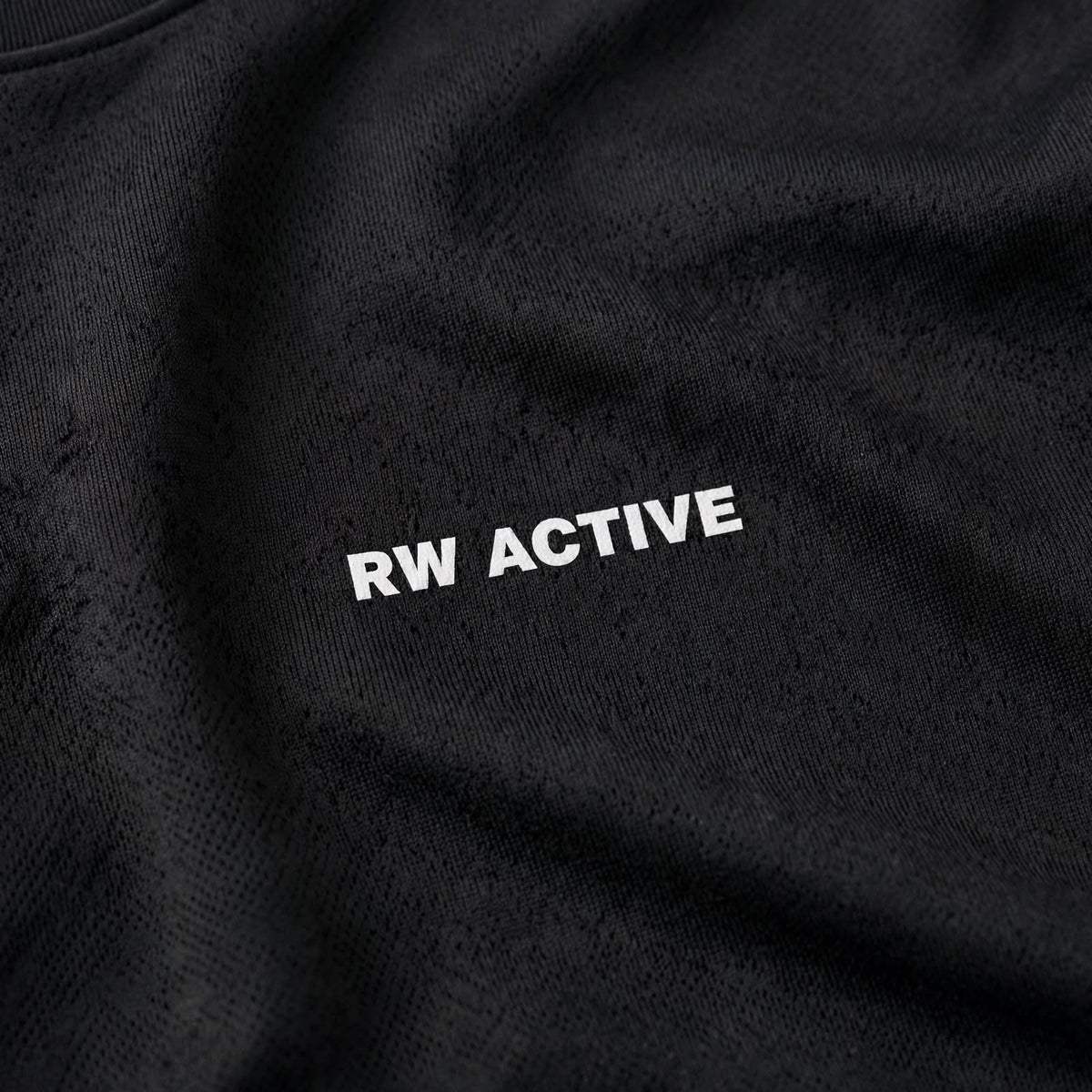 RW ACTIVE Men’s Performance Tee — Black — product image 3