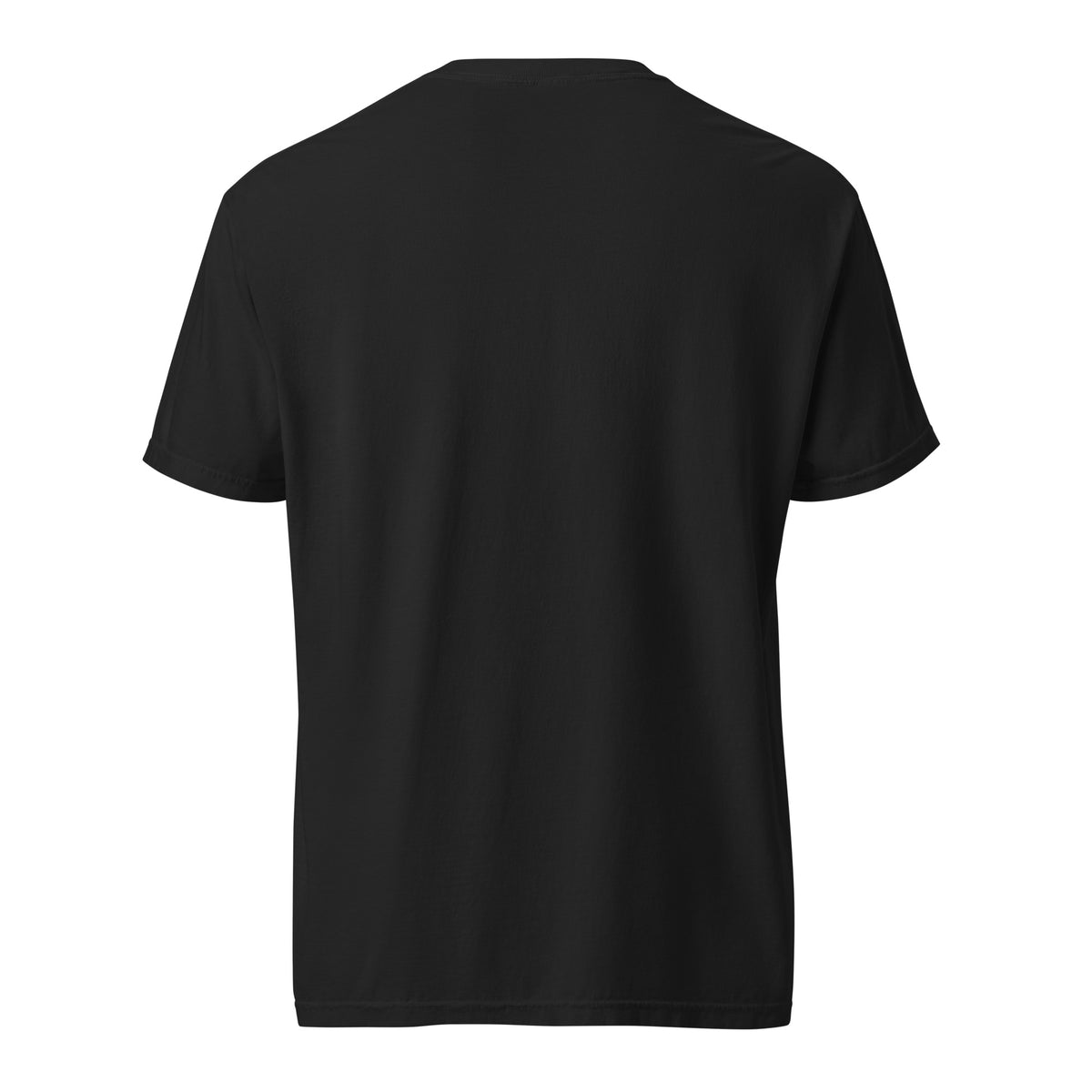 Roland’s Ways black heavyweight T-shirt, alternate back view