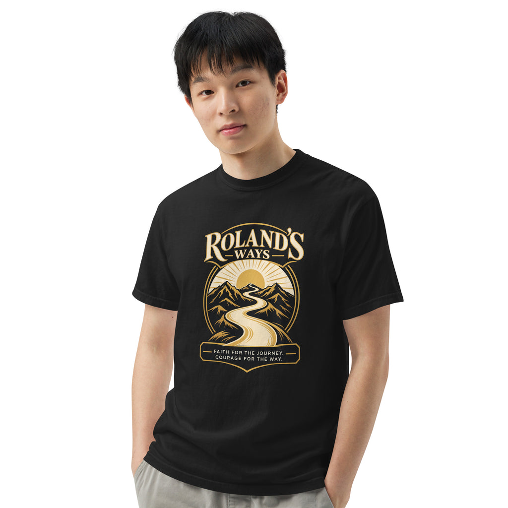 Roland’s Ways Faith for the Journey T-shirt, alternate lifestyle view