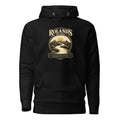 Faith for the Journey Premium Hoodie in black, front view