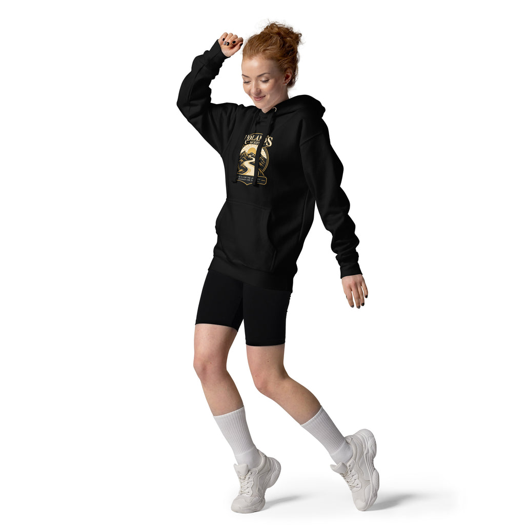 Black Roland’s Ways Faith for the Journey hoodie, alternate front view