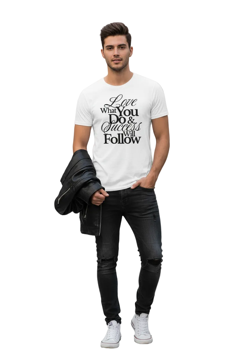 Success Will Follow Tee – White Lifestyle